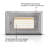 LED Hardwired Step Light Surface Mounted Low Voltage 3000K Warm White Waterproof Aluminum-105284756