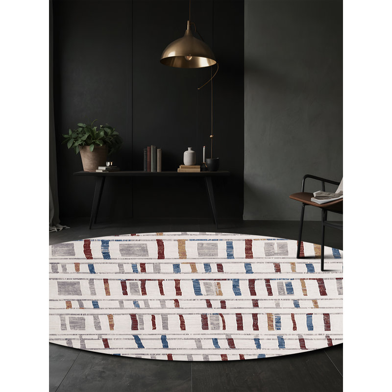 Tapis beige soyeux et moelleux, Rectangulaire 3 pi x 5 pi