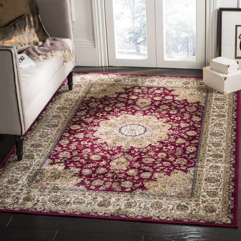 Tapis en viscose Carolus, Rectangle 8 p x 11 pi 6 po