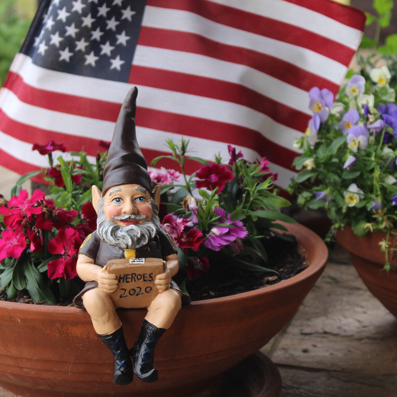 Statue de jardin de gnome Wendelin