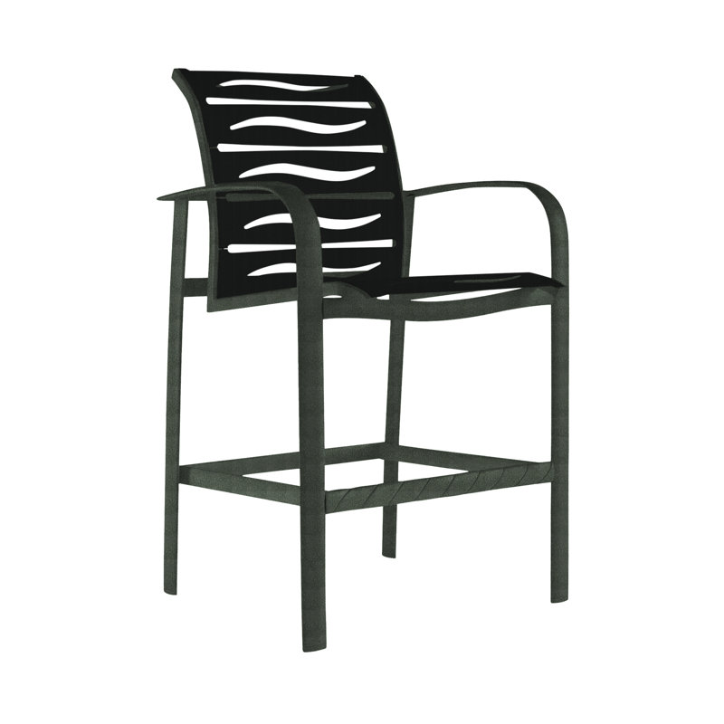 Tabouret de bar 28 po Laguna, Obsidienne, Obsidienne