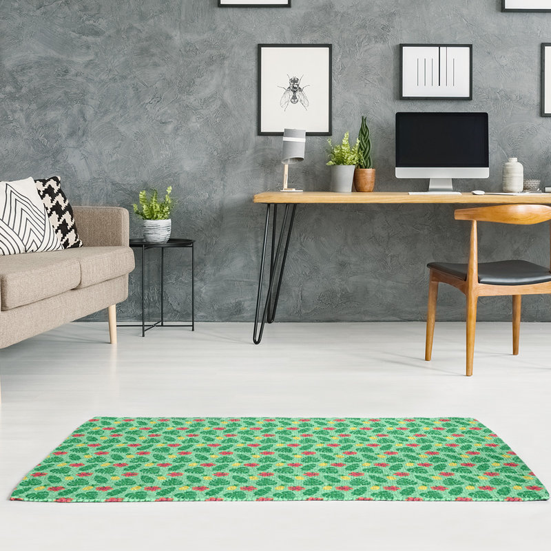 Tapis tropical green area, Rectangle 2 pi x 3 pi