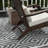 Patio Wicker Adirondack Chair with Ottoman-961625646