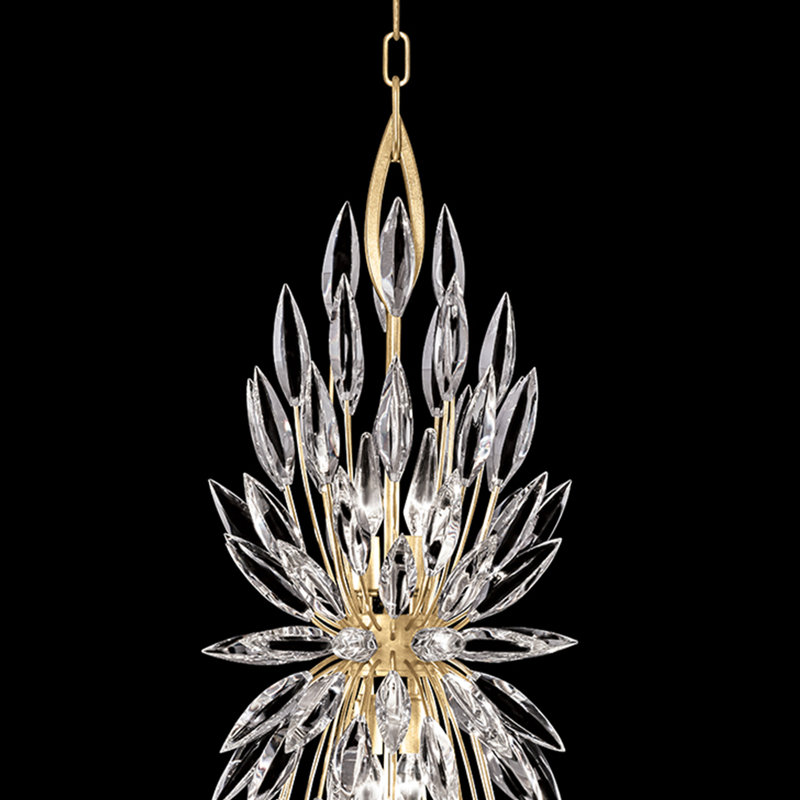 Lustre rond 13 po Lily Buds, Or