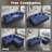 Boneless Compression Sofa,Convertible Floor Sofa Bed with Fixed-Shape Frame, Boneless Modular Sectional Sofa,No Assembly Required,Chenille fabric,for Living Room Bedroom-538589911