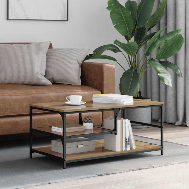 Coffee Table with Storage, Artisan Oak