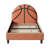 Sport Style Upholstered Twin Platform Bed with Basketball Design