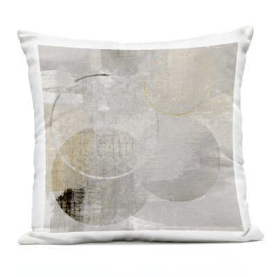 Layered Geometric Illusion Outdoor Printed Pillow, design by Susan Jill
