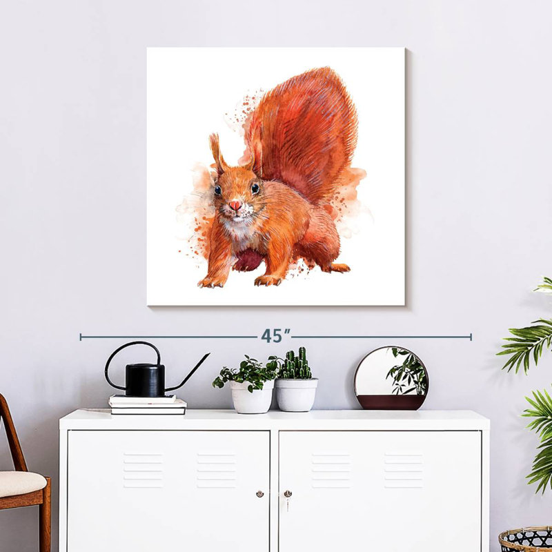 Crowle Squirrel, aquarelle