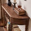 Console simple de style français moderne brune