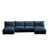 Chenille bleue est en rupture de stock