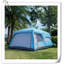 Très grande tente 10-12-14 personnes (Style-B), tentes familiales, 2 chambres, 3 portes et 3 fenêtres avec filet, mur droit, imperméable, double couche, grande tente pour l'extérieur, pique-nique, camping, rassemblement familial
