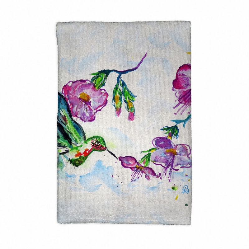 Serviette de cuisine hummingbird d’alimentation