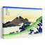 Inume Pass In The Kai Province Classic Traditional Abstract Horse Landscape Mountain Wall Art Print by Katsushika Hokusai - Wrapped Canvas Print-873423683