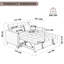 Myleen 2 Seater Linen Sofa Bed