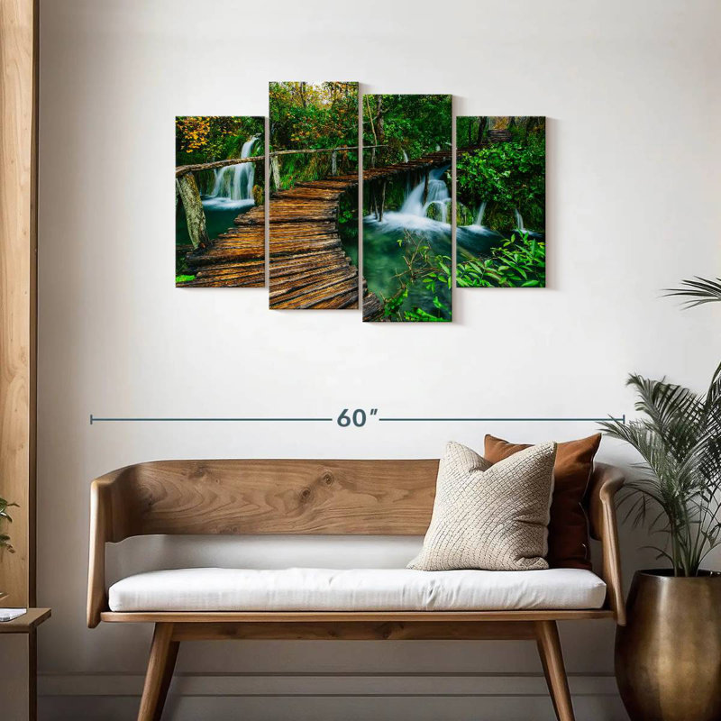 Pont surélevé Alvord Plitvice, H 27 po x l 43 po