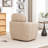 Ashyiah 32'' Wide Swivel Chair With Round Metal Base-1498694170