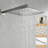 Brushed Nickel Complete Shower System With Rough In-Valve-125374870