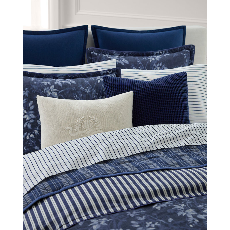 Caterina Cotton Percale Comforter Set, King Comforter + 2 King Shams