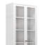 Armoire de cuisine en métal - 72 po de hauteur avec tablettes réglables (blanc), structure en acier inoxydable robuste, armoire autoportante pour cuisine / garde-manger / salle de bain
