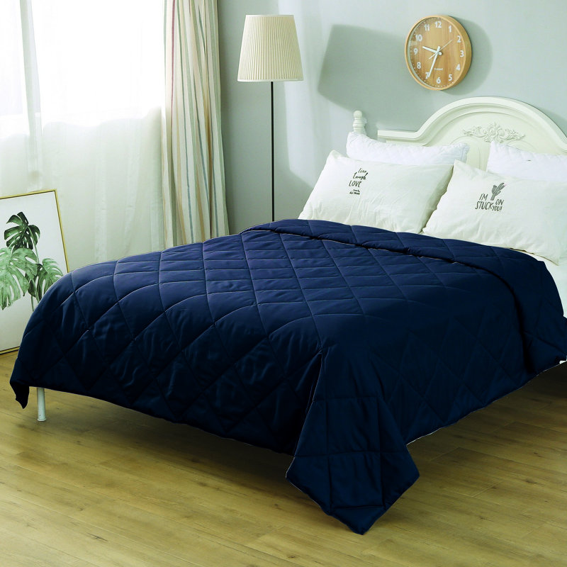 Couverture Nano, Double / Grand, Bleu vareuse