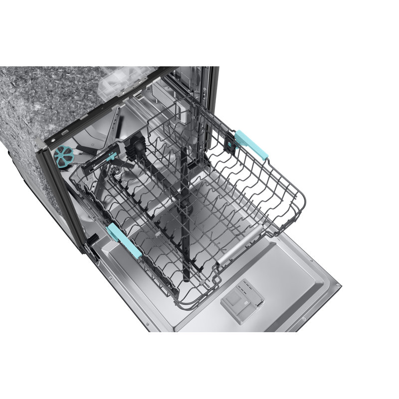 Samsung 38 dBA Bespoke Smart Dishwasher with 3rd Rack Washing System, Matte Black Steel