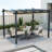 12 Ft. W x 10 Ft. D Aluminum Pergola with Canopy-86125051