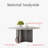 Simple Modern Round Rock Slab Dining Table Sets-110892660