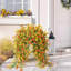 Faux fleurs artificielles pour la décoration de la maison 5 fourchettes murales de mariage Décoration de fleurs artificielles