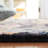 Hand Tufted Wool/Cotton Oriental Rug in Beige/Black/White-688007263
