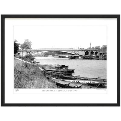 Stourport-on-Severn, Bridge 1904 - Single Picture Frame Print