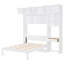 Lit escamotable mural pliable peu encombrant avec bureau, armoire supérieure et tablettes de rangement-1703503532-1703503533