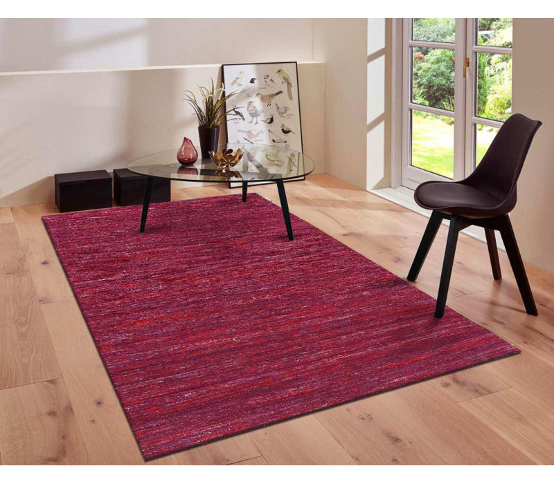 Tapis marguerite en soie Sari Charlan
