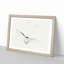 Snowy Owl in Abstract - Picture Frame Graphic Art Print-55725766-55725769