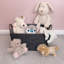 JVL Fabric Decorative Basket