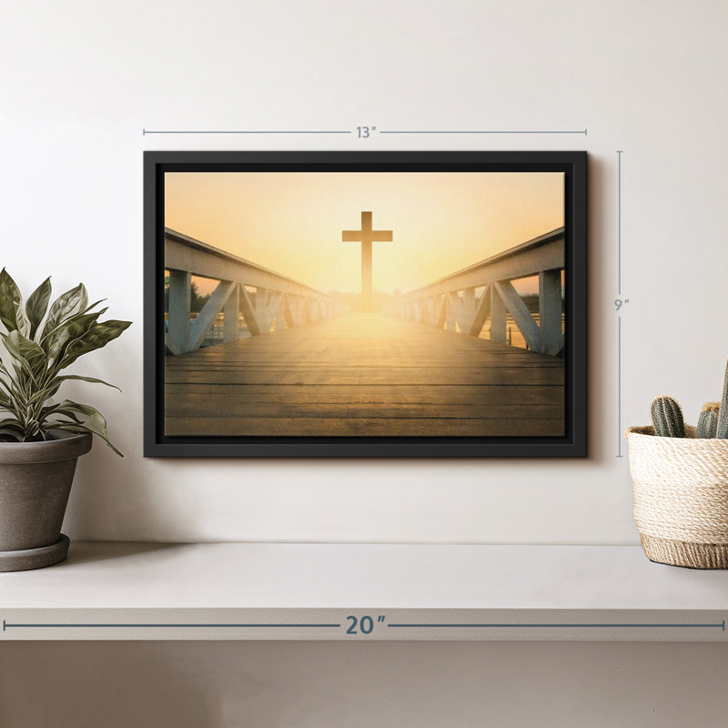 " Beyond The Cross Wall Art ", 9" H x 13" W