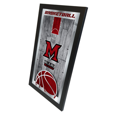 « basket mirror », impression encadrée NCAA