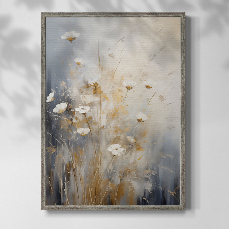 Reproduction encadrée FLORAL Series CECLXI - bois massif, H 21 po x l 17 po