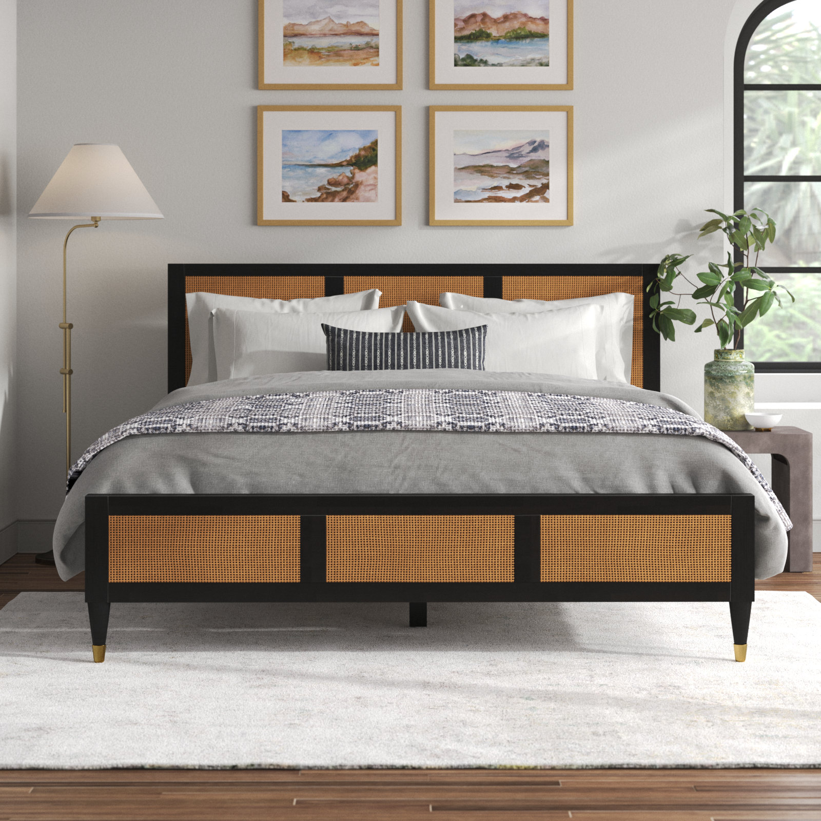 Chrystopher Cane Bed, King