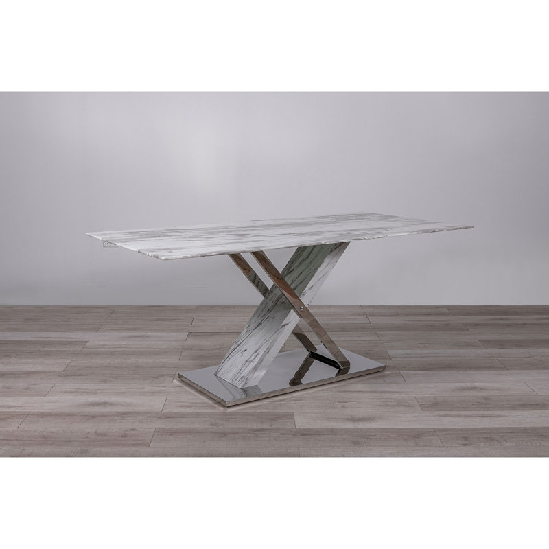 Table de salle à manger Godinez - Noir + 4 chaises Forma - Gris