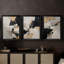 ABSTRACT Series DV III - Toile tendue avec châssis sur mesure - 3 pièces-2119883224-2119883222
