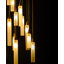 Luminaire suspendu cylindrique à 25 lumières Rainfall-50465513-50465510-50465516