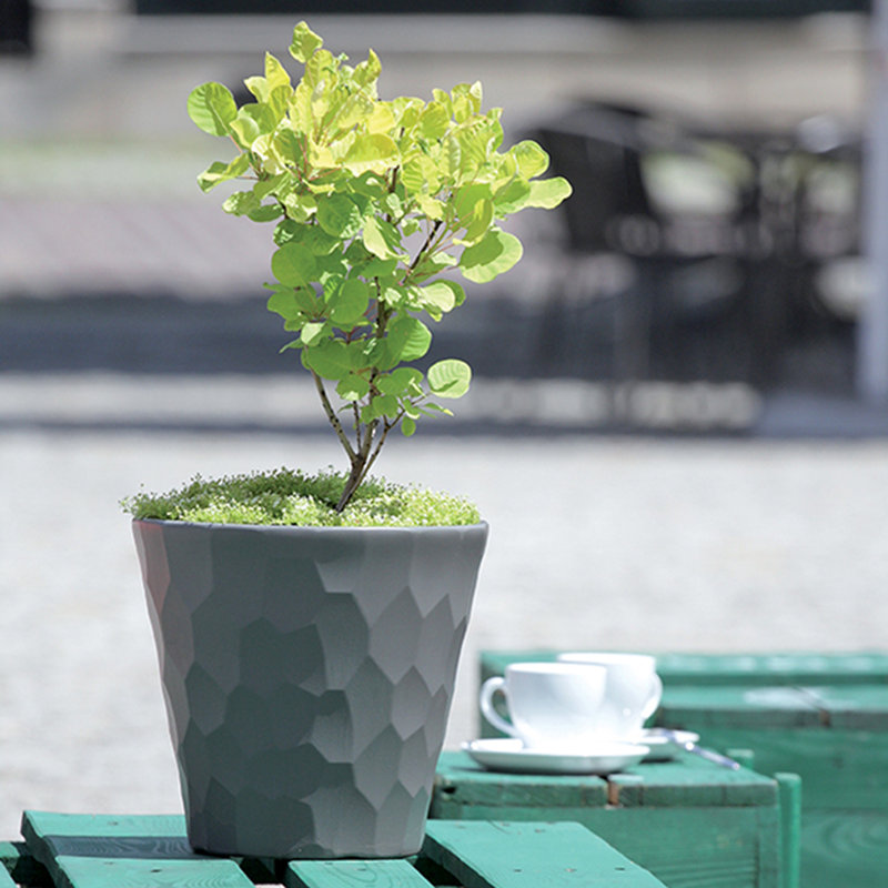 Caresha Pot Planter, Grey