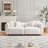Upholstered Sofa With Pillows-390555462