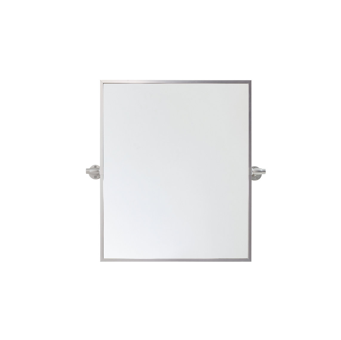 Belfield Metal Wall Mirror, Silver, 24" x 20"