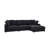 Contemporary Upholstered Sectional Sofa With Oversized Ottoman-2095371583-2086625185