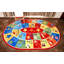 Tapis pour enfants Furnish my Place Mcclanahan 745 ABC | Alphabet éducatif | Tapis animaux animaux | Design contemporain | Multicolore-944855623