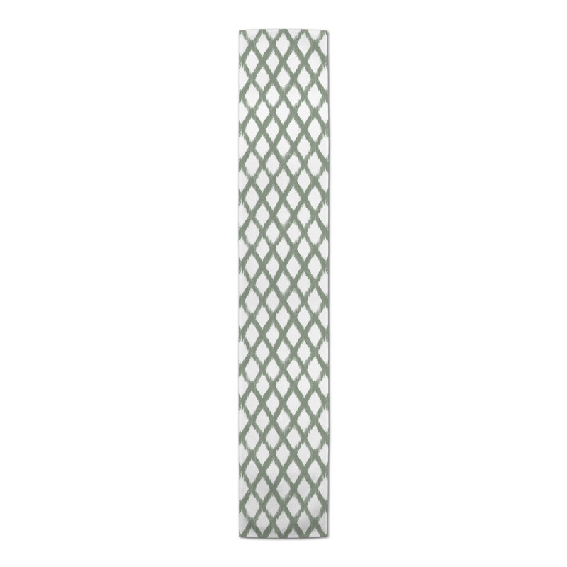 Chemin de table Carlvin, 90 po x 16 po, Vert