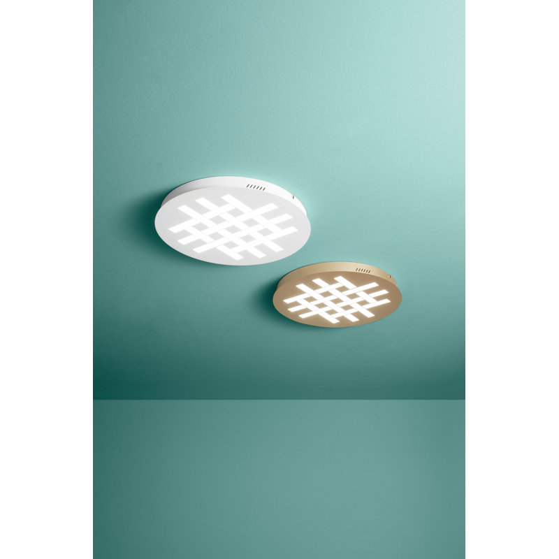 Ashfan Flush Mount, Gold