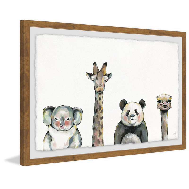 Cute And Cuddly - Single Picture Frame Painting, 61cm H x 91cm W